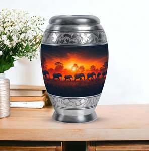 Éléphant adulte urnes pour cendres humaines pour maman crémation adulte frêne femmes urne grand mâle adulte taille personnalisée fournitures funéraires urne - Product Image 6