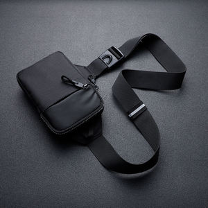 Mini sac latéral étanche pour hommes, messager à bandoulière en plein air pour le fitness, le sport, doublure en polyester durable, imprimé léger - Product Image 2