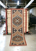 Handgemachte traditionelle Vintage Kelim Wolle Jute Runner Teppich Anti-Rutsch-Rechteck Form Home Hotel Office Gebet Stilvolle Teppiche Teppiche