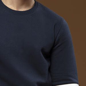 Sweat-shirt à capuche de golf noir uni de haute qualité à col zippé 1/4 avec logo personnalisé Sweat-shirt pour hommes de grande taille - Product Image 5