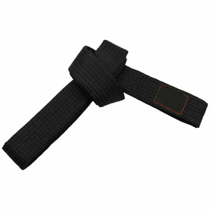Cinturón de artes marciales duradero, tela de mezcla de algodón y poliéster, fieltro en el interior para Taekwondo, Judo, Karate, etiqueta personalizada - Product Image 2
