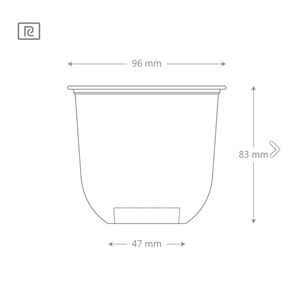 Logo personnalisé 12oz PLA clair gobelets jetables écologiques conception Q-360 café Boba thé jus de fruits sodas impression numérique boissons froides - Product Image 1