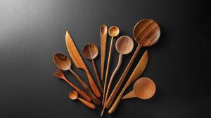 ROYAL NATURAL CRAFT Plato de madera hecho a mano de la mejor calidad Cuchara para servir Acabado marrón Decoración de cocina económica Made India - Product Image 6