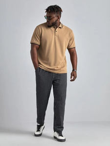 Camisetas de polo para hombre Poliéster Algodón Transpirable Ropa informal Impresión de logotipo personalizado Precio de fábrica Polo en blanco - Product Image 4