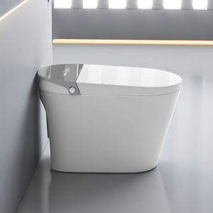 2024 salle de bain de luxe de luxe CUPC toilette siphonique automatique autonettoyant bol allongé toilette publique intelligente incluse à distance - Product Image 3