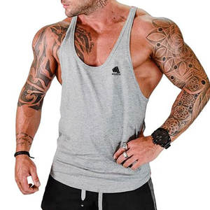 Débardeur décontracté en maille respirante pour homme, le plus vendu - Conception et taille personnalisées, tissu écologique, idéal pour le fitness - Product Image 2