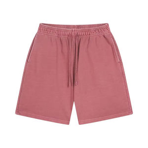 Pantalones Cortos de Felpa Francesa con Lavado Ácido, Personalización con Impresión Puff, Bordado de Algodón, Pantalones Cortos Deportivos al por Mayor, Pantalones Deportivos Desgastados - Product Image 3