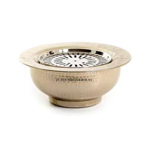 Suministro directo de fábrica, textura elegante de metal de calidad superior, chapado en oro de alta calidad, Dallah con detalles intrincados de la India - Product Image 2