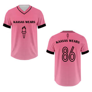 Conjunto de Uniforme de Béisbol Personalizado OEM con Bordado 3D en Relieve, Transpirable y de Alta Calidad para Hombre, con Camisa Tipo Cardigan con Botones, Pantalones y Gorra - Product Image 4