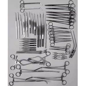 Juego de cirugía vascular de 52 piezas Fuente de alimentación manual para procedimientos quirúrgicos médicos - Product Image 1