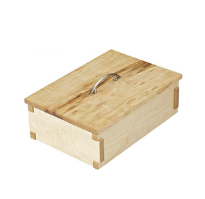 Caja de Joyería de Madera Sin Pulir al por Mayor, Cajas de Joyería de Madera Sin Terminar con Tapa - Product Image 5
