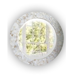 Dernier cadre Photo Antique mère de perle personnalisé blanc cadre photo rond simple utilisation créative pour la vaisselle cadre photo - Product Image 5