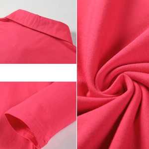 <b>Women's</b> 100% Cotton <b>Polo</b> T-<b>Shirt</b> <b>Long</b> <b>Sleeves</b> OEM Custom Jersey Casual Style High Quality - Product Image 6