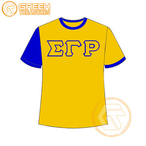 Vente en gros de t-shirt Sigma Gamma Rho pour femmes vêtements de sororité jersey de coton t-shirt respirant de haute qualité vêtements grecs pour femmes - Product Image 2