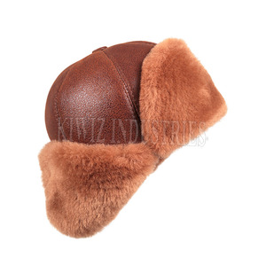 Sombreros de piel de oveja sólidos a la moda personalizados, sombreros cómodos de piel de oveja de buen Material 2024 - Product Image 6