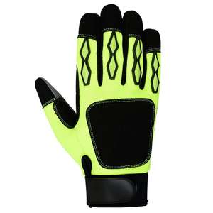 Gants de mécanicien en cuir synthétique antidérapants et respirants, couleur personnalisée, vente en gros OEM, design classique et élégant avec logo personnalisé - Product Image 2