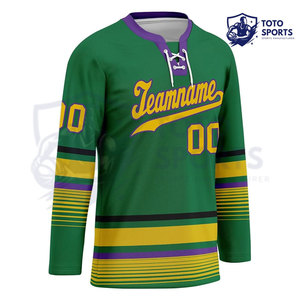 Jersey de Hockey sobre Hielo para Hombre, al por Mayor, de Moda, Nuevo, de Alto Rendimiento, Cómodo, con Logotipo Personalizado del Mejor Proveedor - Product Image 2
