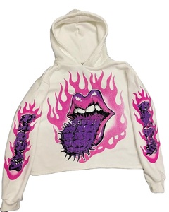 <span class=keywords><strong>2025</strong></span> Mới Phổ Biến Tùy Chỉnh Retro Crop Áo Tùy Chỉnh Bông Pha Trộn Cắt Cạnh Cho Nam Giới Nặng Trọng Lượng Nhấn mạnh Áo - Product Image 5