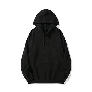 2025 nouveauté coton mélangé ample sweat à capuche pour Couples solide conception hommes sweats à capuche 100% coton sweats à capuche - Product Image 3