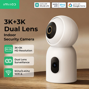 กล้องวงจรปิดภายในบ้าน IMILAB SC330-D 3K+3K เลนส์คู่ กล้องดูแลเด็ก กล้องครอบครัว มุมมองคู่ ตรวจจับด้วย AI ภาพสีกลางคืน เสียงสองทาง - Product Image 1
