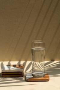 Ébauches à sublimation personnalisées sous-verres sans marbre en bois d'acacia sous-verres carrés ronds en bois et pierre de marbre et noyer - Product Image 2