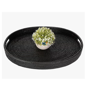 การจัดเก็บการเสิร์ฟตามธรรมชาติที่ขายดีที่สุดไม้ไผ่ทอหัตถกรรมถาดเสิร์ฟถาดสร้างสรรค์โดยโรงงานเวียดนาม - Product Image 6