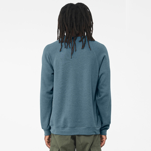High Quality Unisex Custom Casual Style Neck Pullover Solid Raglan Sleeve Fleece 100% Cotton <b>Sweatshirt</b> <b>Embroidery</b> Logo Winter - Product Image 2