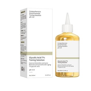 Solución Tonificante Antienvejecimiento con Ácido Glicólico al 7%, 100 ml, Exfoliante para Todo Tipo de Piel, Cuidado Facial Líquido de Lujo - Product Image 2