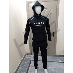 Survêtement tendance Survêtement en molleton de coton personnalisé Sweat à capuche unisexe - Product Image 1