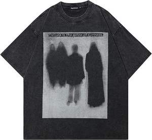 Camiseta pesada de algodón, camisa térmica de manga larga para hombre, camiseta gráfica completa, camisetas con serigrafía, 100% algodón - Product Image 6