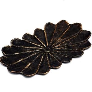 Rond en métal de promotion vintage de luxe royal avec plateau de service vert avec support à gâteau plateau de produit d'ustensiles de cuisine pour la maison - Product Image 2