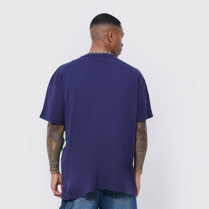 Camisetas con estampado de algodón orgánico personalizado para hombre, camisetas gráficas, ropa de calle Popular, camiseta de Color sólido - Product Image 5