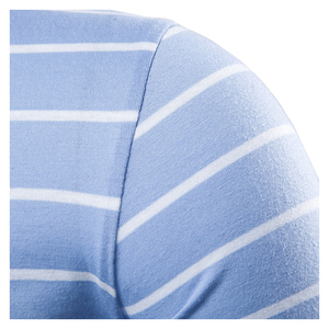 Polo à manches courtes pour hommes, poitrine, trois rayures, couleur assortie, mode, streetwear, golf, polo neuf en coton, grande taille pour hommes - Product Image 3