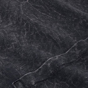 T-shirts pour hommes OEM de haute qualité, délavés à l'acide, style streetwear uni, séchage rapide, vintage, vente en gros, noirs, respirants - Product Image 6