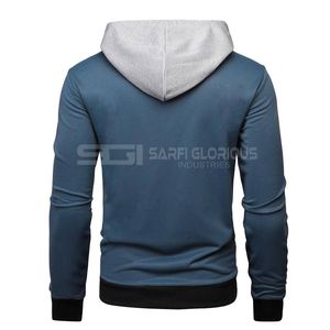 Sudadera con Capucha de Forro Polar para Hombre, 100% Algodón, Estilo Urbano - Product Image 2