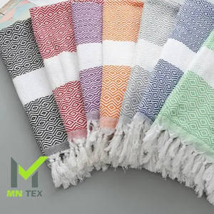 100% algodón lanza tejidos personalizados Waffle Jacquard arenque hueso térmico gancho libre Leno teje colores tamaños pesos a granel - Product Image 1