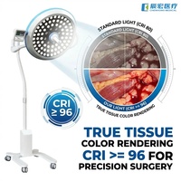 Lampe chirurgicale LED médicale CH sur pied, sans ombre, équipement hospitalier, caractéristiques scialytiques, en plastique