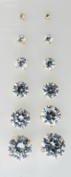 [KGD KOREA] Fabriqué en Corée, accessoires féminins de haute qualité, boucles d'oreilles à clous en or jaune super légères, taille émeraude, CZ, cadeau