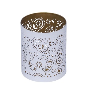 Dernier jeu de bougeoirs Grand chauffe-plat de mariage Décoratif pour la maison Produits métalliques de haute qualité Enduit rose argenté pour la salle à manger - Product Image 2
