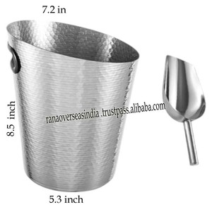 New Arrival Premium High Quality <b>Bucket</b> With <b>Ice</b> Tongs for Wedding Party Customized Shape & Size From Rana Overseas Inc - Product Image 2