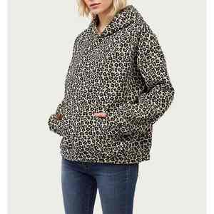 Sudadera con Capucha Personalizada Ligera con Estampado Completo de Leopardo, 100% Algodón, Gruesa, Talla Grande, Estilo Camuflaje - Product Image 5