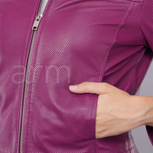 Lightweight Breathable <b>Winter</b> <b>Jacket</b> Custom Made Design New Style Fashionable <b>Leather</b> <b>Jacket</b> For Women Made In Pakistan - Product Image 6