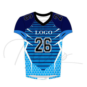 Meilleurs maillots de football américain tendance, grande taille, en spandex/polyester, manches courtes, vêtements de sport - Product Image 5
