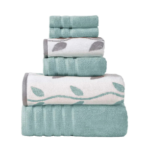 <b>Stripe</b> Jacquard Cotton Quick-Dry Face <b>Towels</b> Set Rectangular Hotel Use <b>Bath</b> <b>Towels</b> - Product Image 4