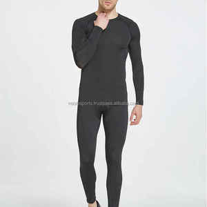 New <b>Thermal</b> <b>Men's</b> Sports Top Quality Running Compression Long Johns Set Soft Cotton Long Johns For <b>Men</b> Cusyom Logo Design - Product Image 6