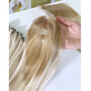 BONESTRAIGHT HD Extensions de cheveux humains vietnamiens de couleur personnalisée Super qualité 100% densité fermeture à lacet toutes les longueurs disponibles - Product Image 1