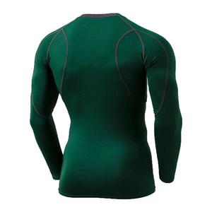Venta al por mayor de poliéster transpirable sublimación impresa de alta calidad diseño personalizado protector de erupción para camisas de compresión de los hombres - Product Image 6