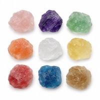 Meilleures Ventes Diffuseur d'Arômes Écologique Sans Flamme en Cristal Diamant, Pierre Brute Gravée, Nettoyage par Rinçage, Fabricant OEM, Table de Fête