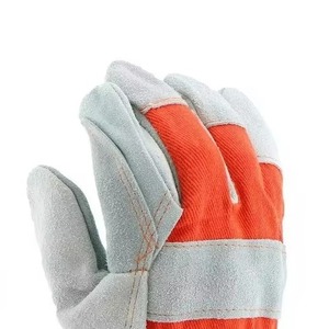 Top Quality Leather Material Work <b>Safety</b> Gloves Anti-Heat Welder Working Gloves Hand Protection Garden Rigger Gloves - Product Image 2