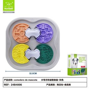 Comedero para Mascotas de Acero Inoxidable y Plástico al por Mayor, Tazón para Comida de Perros y Gatos Fabricado por una Empresa Profesional de Ropa para Mascotas - Product Image 1
